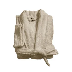 Peignoir à Col Chale 450 m² TERTIO® - Beige Ficelle