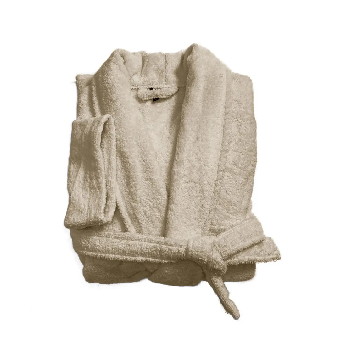 Peignoir à Col Chale 450 m² TERTIO® - Beige Ficelle