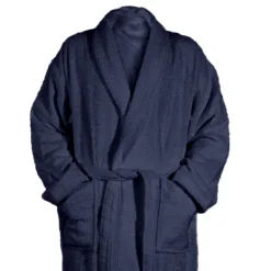 Peignoir à Col Chale 450 m² TERTIO® - Bleu Indigo
