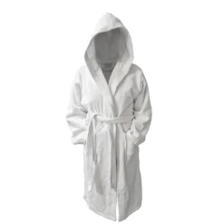 Peignoir de Bain à capuche Coton 470 gm² Blanc TERTIO®