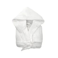 Peignoir de Bain à capuche Coton 470 gm² Blanc TERTIO®