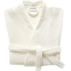 Peignoir de bain coton ivoire ALICIA