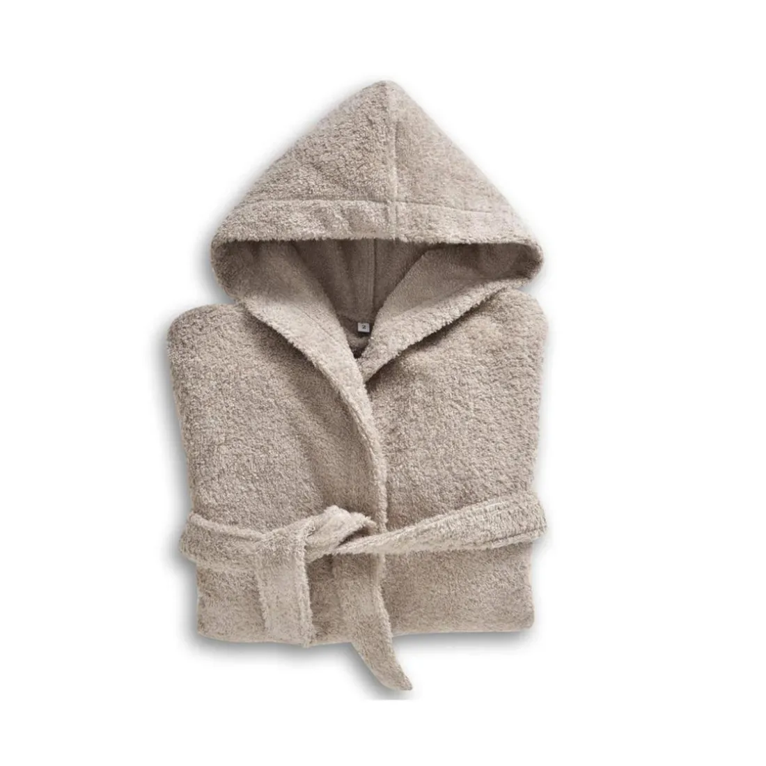 Peignoir de bain enfant LAUREAT en coton beige ficelle