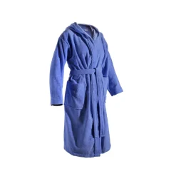 Peignoir de voyage à capuche RANGER 300 g - Bleu Lavande