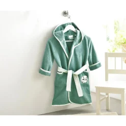 Peignoir enfant bleu PETITES BETES en coton