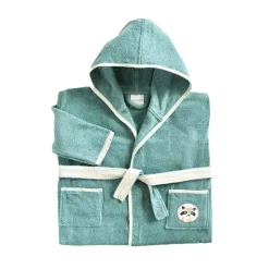 Peignoir enfant bleu PETITES BETES en coton