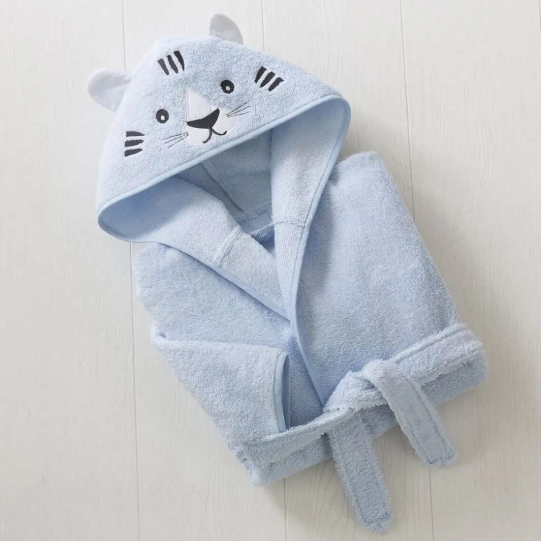 Peignoir enfant en coton RENATO bleu