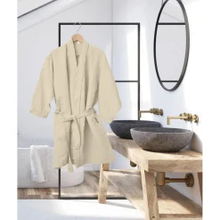 PEIGNOIR KIMONO AZALEE SABLE