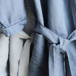 Peignoir Kimono Bleu Mineral ORGANIC