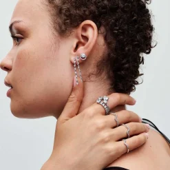 Pendantes femme en argent sterling avec zircons Pandora Timeless