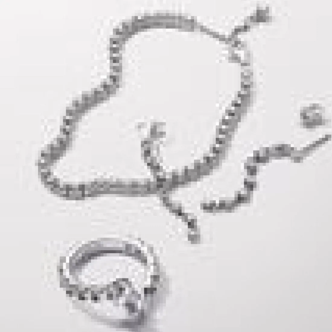 Pendantes femme en argent sterling avec zircons Pandora Timeless