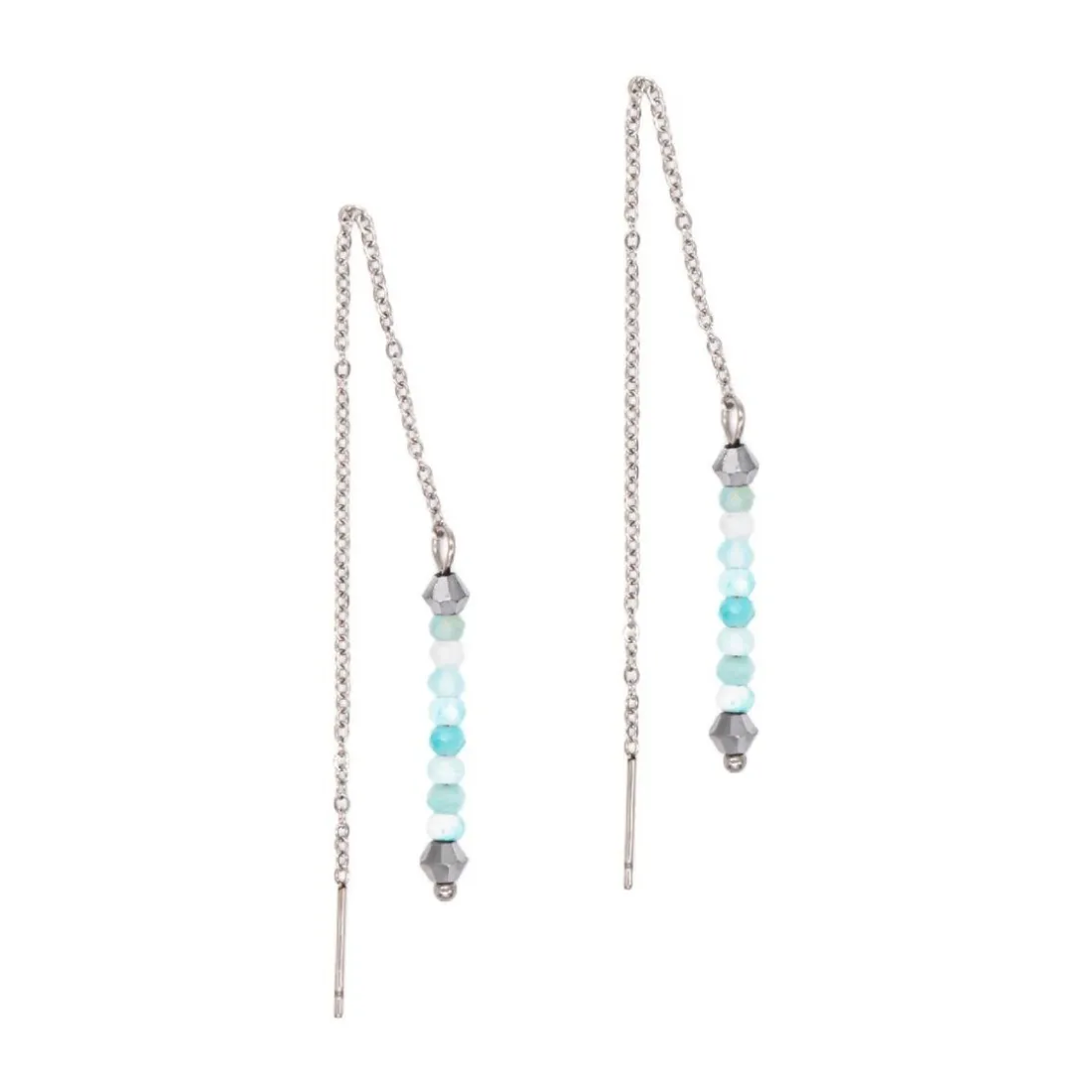 Pendantes Sloya Lumia en pierres Amazonite