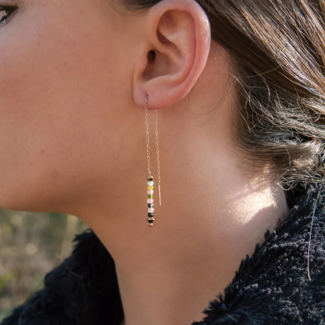 Pendantes Sloya Lumia en pierres Tourmaline