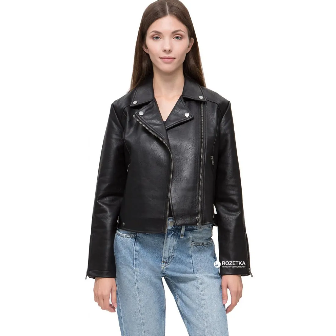Perfecto simili cuir Pepe Jeans femme - Noir