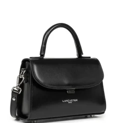 Petit sac à main en cuir noir Suave Even