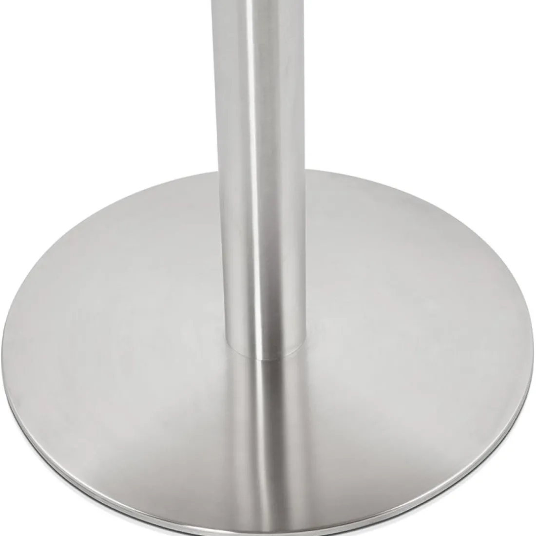 Petite table de bureau ou à diner ronde 'INDIANA' noire