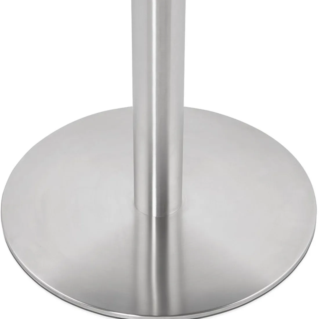 Petite table de bureau ou à diner ronde 'DALLAS' noire