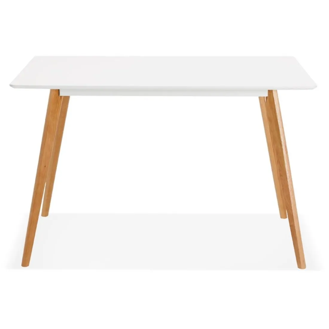 Petite table ou bureau design 'MARIUS' blanche style scandinave