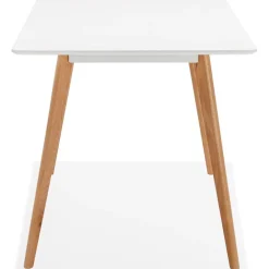 Petite table ou bureau design 'MARIUS' blanche style scandinave