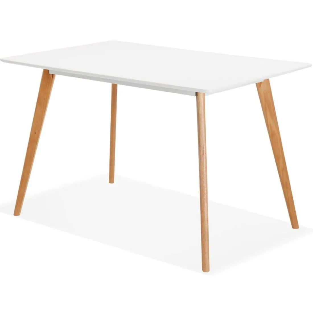 Petite table ou bureau design 'MARIUS' blanche style scandinave