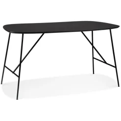 Petite table ou bureau 'FIONA' en bois finition Chêne noir