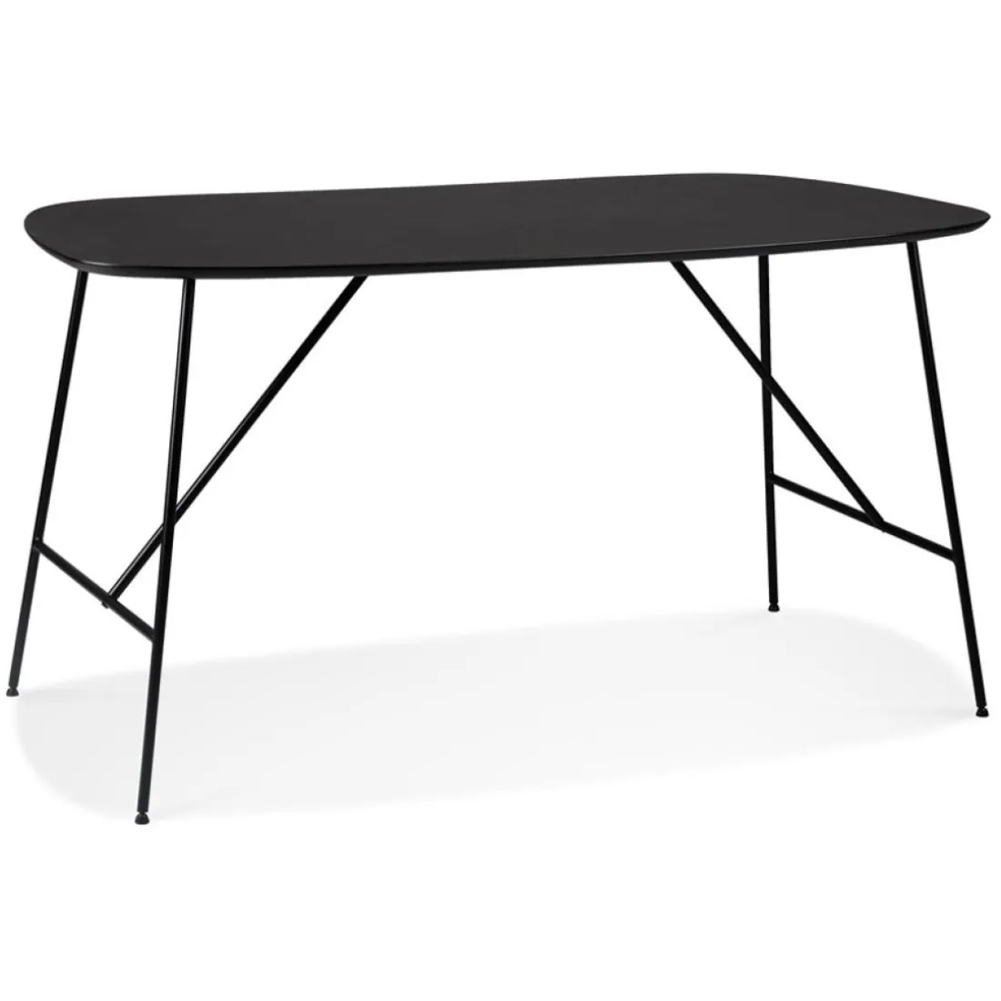 Petite table ou bureau 'FIONA' en bois finition Chêne noir