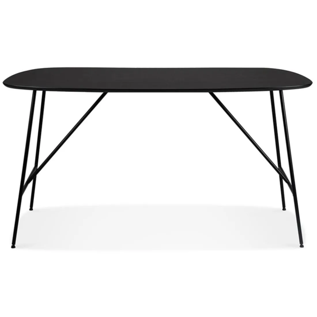 Petite table ou bureau 'FIONA' en bois finition Chêne noir