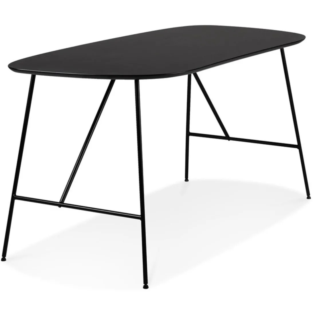 Petite table ou bureau 'FIONA' en bois finition Chêne noir