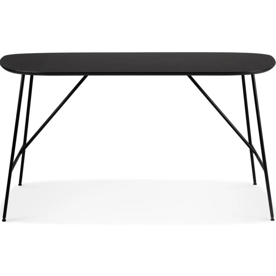 Petite table ou bureau 'FIONA' en bois finition Chêne noir