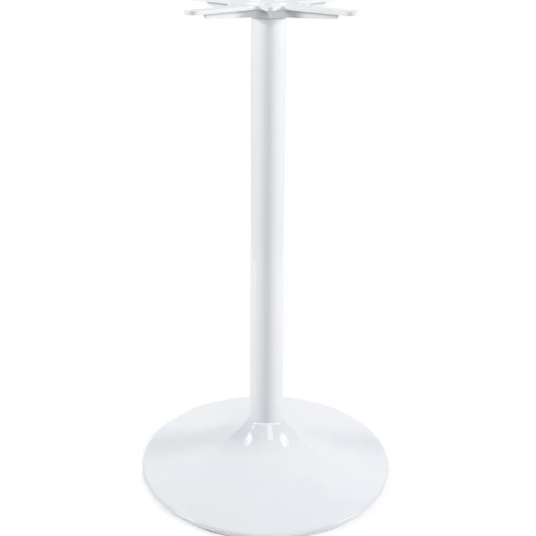 Pied de table 'BIANKO' en métal blanc