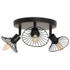 Plafonnier Adelia noir