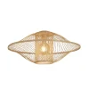 Plafonnier Maui bambou abat-jour naturel