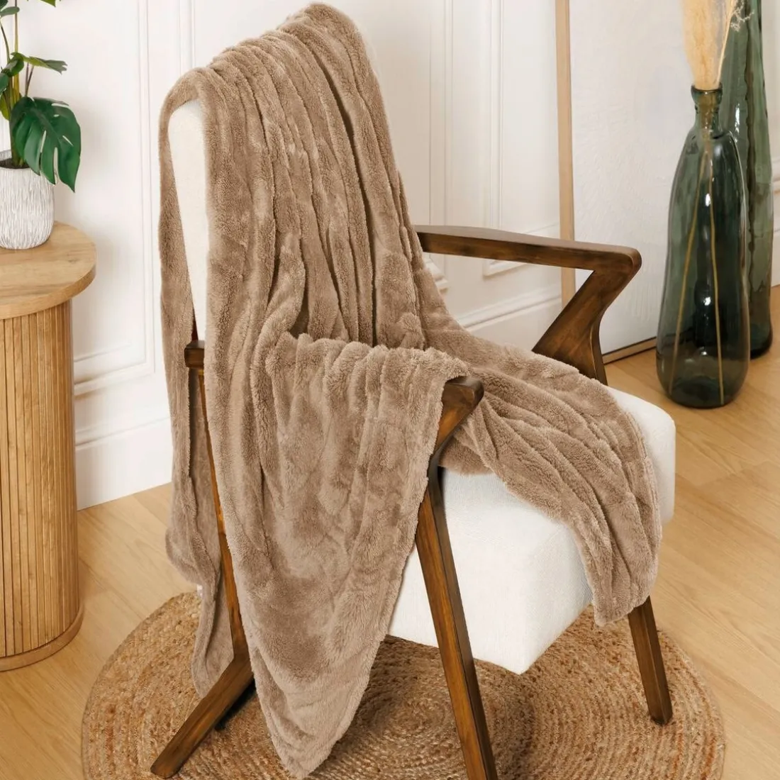 Plaid Opal 170x130cm - Beige