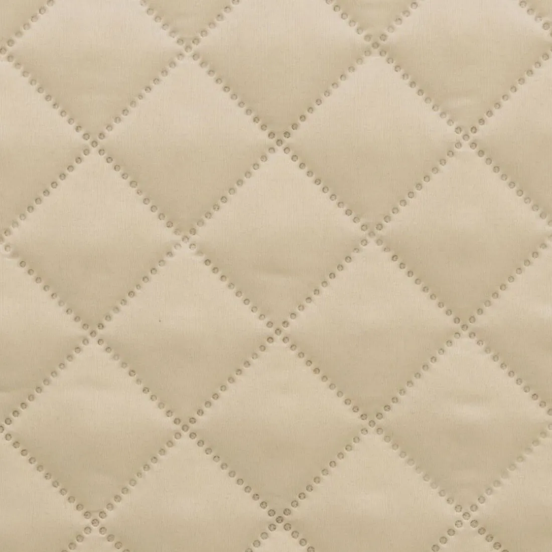 Plaid piquage carreaux Becquet - Beige