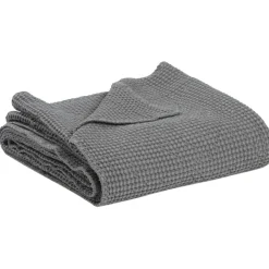 Plaid recyclé Maia Tourterelle 140 x 200
