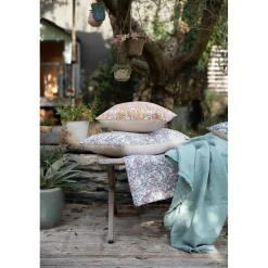 Plaid Zeff Nomade Vert de gris 130 x 180
