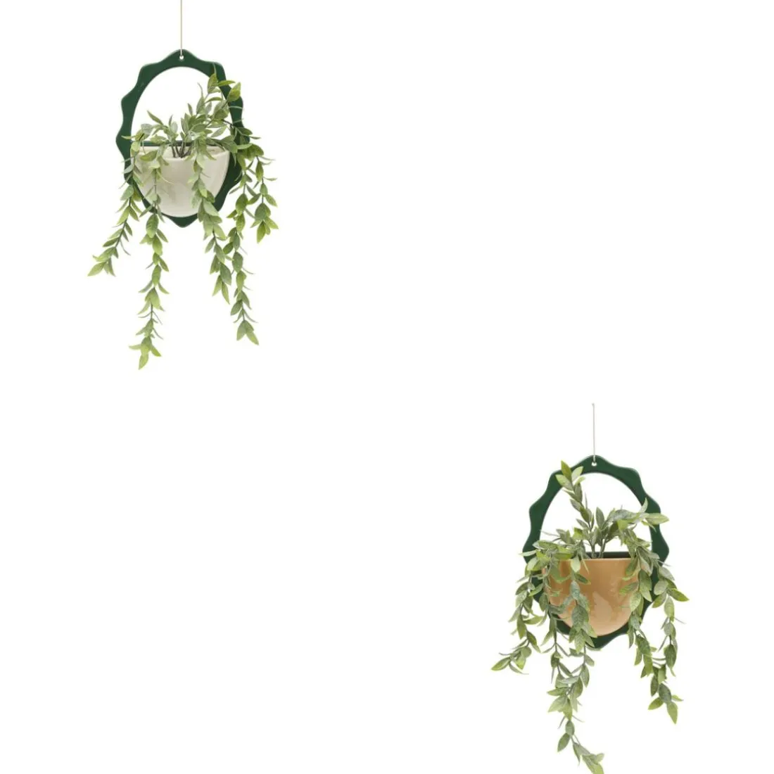 Plante artificelle suspendue Cheri Blanc