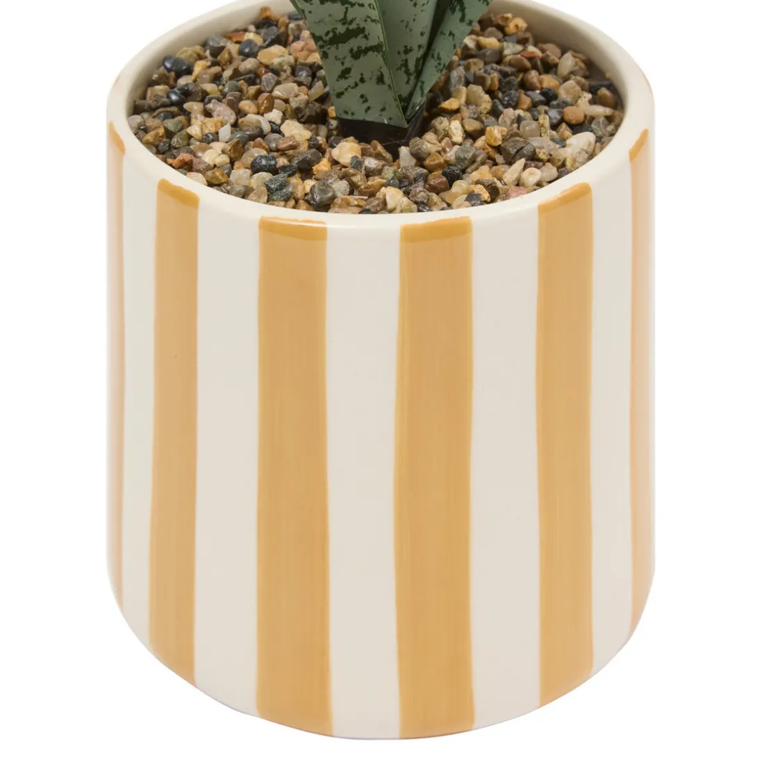 Plante artificielle en pot Cheri Jaune