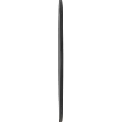 Plateau de table 'LIMULE' rond noir