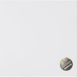 Plateau de table 'PLANO' carré blanc en résine compressée