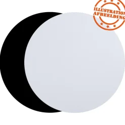 Plateau de table 'RINGO' rond blanc