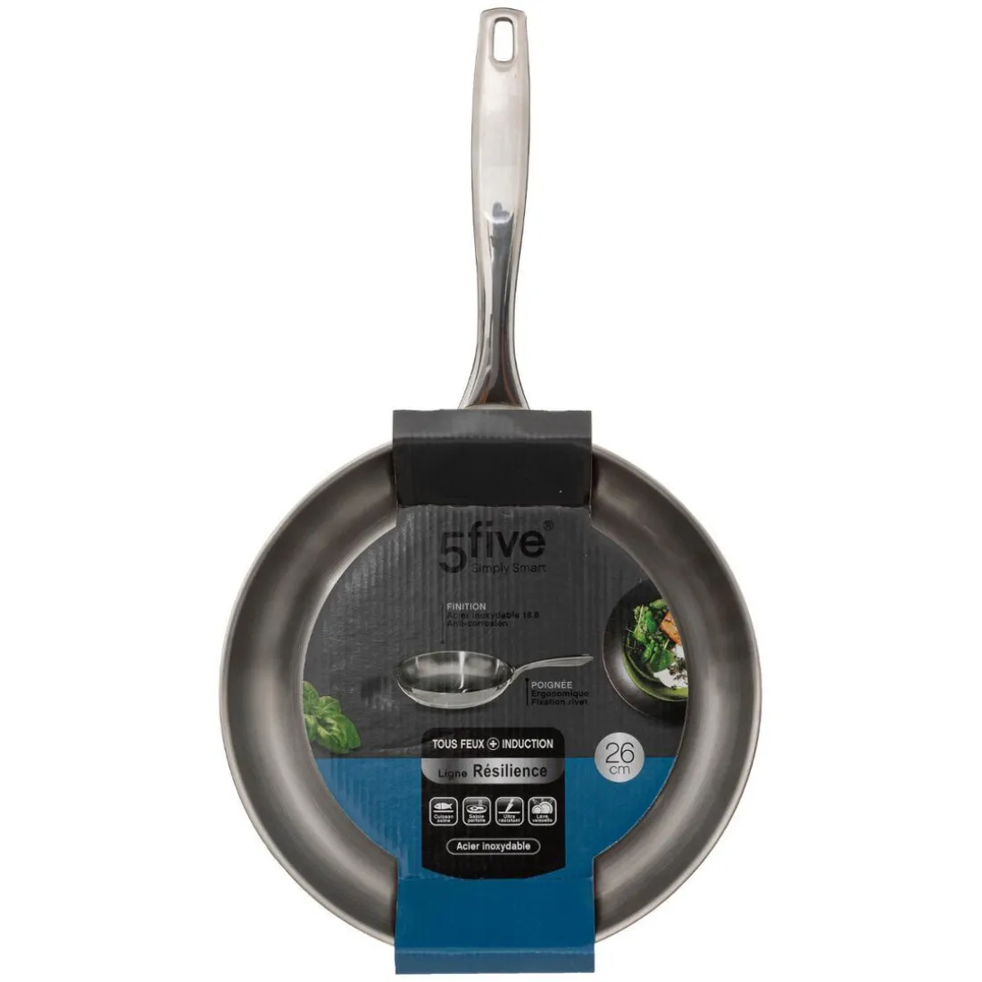 Poêle 26 cm Inox Résilience
