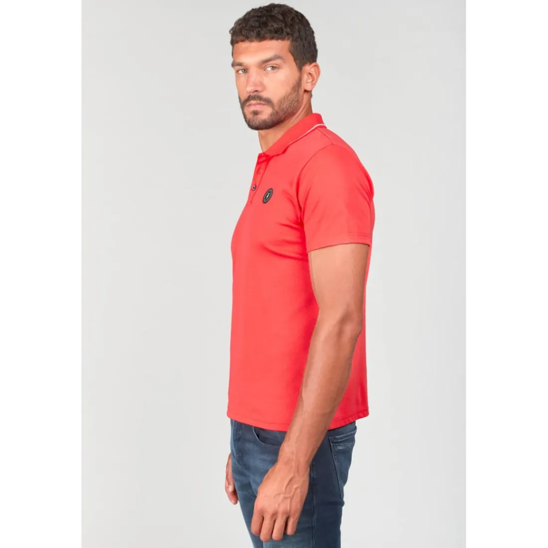 Polo ARON corail Dylan en coton