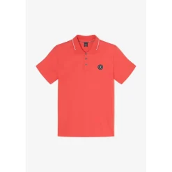 Polo ARON corail Dylan en coton