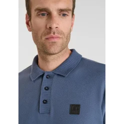 Polo CERLO bleu en coton Marc