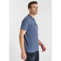 Polo CERLO bleu en coton Marc