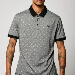Polo M Courtes BULL Black noir
