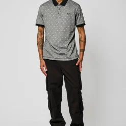 Polo M Courtes BULL Black noir