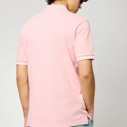 Polo M Courtes en coton JAROD Pink rose