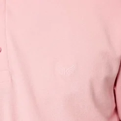 Polo M Courtes en coton JAROD Pink rose